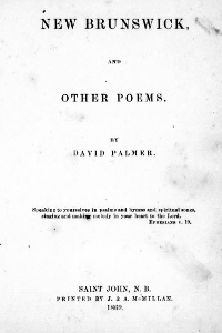 Frontispiece of New Brunswick and Other Poems