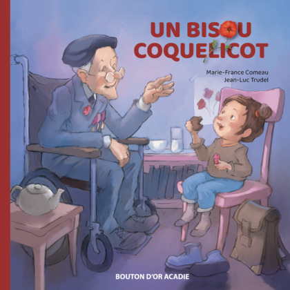 Front cover of "Un bisou coquelicot" by Marie-France Comeau