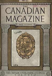 Cover of The Canadian Magazine with lozenge featuring coat of arms