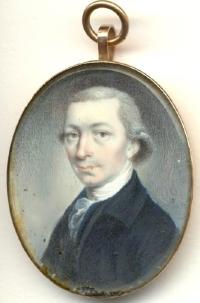 Painted miniature of Jonathan Odell