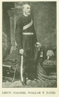 William T. Baird standing in uniform