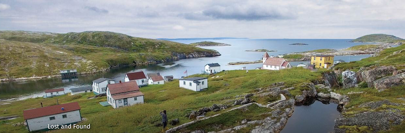 Houses at Battle Harbour, Labrador